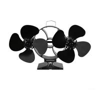 Ventilatore a legna aerodinamico con flusso d'aria elevato che assicura una distribuzione uniforme del calore in tutta la stanza