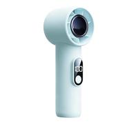 Ventilatore a mano a 100 velocità Turbo Wind Blower | Ventilatore portatile portatile ricaricabile a basso rumore da 1800 mAh per campeggio, escursionismo, estate, spiaggia