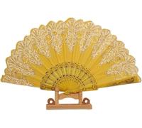 ventilatore a mano di bambù, Multicolor Folding Fan For Dance Cosplay Wedding Party Decoration(Color6)