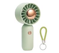 Ventilatore a mano - Piccolo ventilatore personale | Ventilatori USB | 5,8 x 4,2 x 12,5 cm 3 velocità gadget freddi pieghevoli ricaricabili con cordoncini per donne per uomini per bambini scrivania