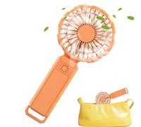 Ventilatore A Mano Ricaricabile,3 Velocità Regolabili, Raffreddatore, Asciugatore Trucco Ciglia,Ventilatore da Scrivania Portatile | Per Uomo Bambini Casa Ufficio Scuola Esterno Viaggio Escursioni Cam