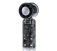 Ventilatore a Mano Turbo Portatile con Piastra di Raffreddamento, Mini Ventilatore da Viaggio Potente 13000 TR/M USB Ricaricabile, Velocità Regolabile 1-100, Condizionatore Tasca Regalo per Donna