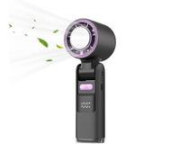 Ventilatore A Mano - Ventiilatore Portatile Da Viaggio | Ventilatori Ricaricabili USB, A Mano Di Raffreddamento, Raffreddatore D'aria Pieghevole A 100 Velocità Con Display LED, Gadget Freddi R