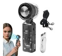 Ventilatore A Mano - Ventilatore Portatile Con Torcia Elettrica | Mini Ventilatore Rotore Senza Rotore Per Dispositivo Di Raffreddamento Compatto Go Per Viaggi, Ufficio, Spiaggia E All'aperto | Idea