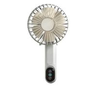 Ventilatore a mano ventilatore portatile | Samll fan ricaricabili | Accessori da viaggio fatti a mano di raffreddamento a 3 velocità per il campeggio