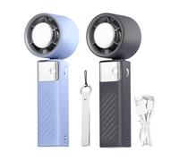 Ventilatore A Mano, Ventilatore Portatile Senza Lama, Ventilatore A Mano Tranquillo, Ventilatore Nebbia A Mano, Gadget Cool Pieghevole Con 199 Velocità, Raffreddatore D'aria Ricaricabile Per Ho