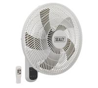 Ventilatore A Muro Sealey 3 Velocità 16" Con Telecomando 230V SWF16WR
