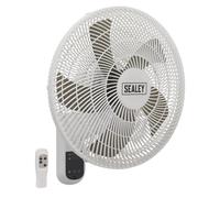 Ventilatore A Muro Sealey 3 Velocità 18" Con Telecomando 230V SWF18WR