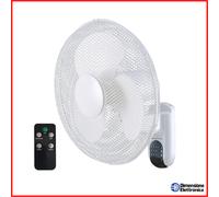 VENTILATORE DA PARETE MELCHIONI 2417PA CON TELECOMANDO DIAMETRO 40CM 40W POTENTE