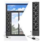 Ventilatore a parete per la della camera da letto, Include zanzariera | Kit ventilazione finestra scorrevole senza fori per cucina e bagno(71-81 cm(Width14.6cm))
