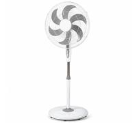 Ventilatore a Pianta Base Tonda Anti Ribaltamento Altezza 130 cm 65W e 6 Pale
