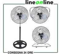 VINCO VENTILATORE A PIANTANA 3 FUNZIONI IN 1 90 W 45 CM (39657)