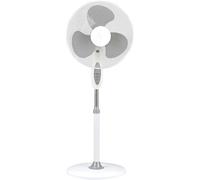 Ventilatore a piantana 3 pale Ø 40 cm bianco Bianco