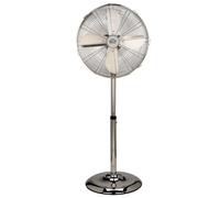 DCG VE1675 Cromo ventilatore a piantana 50 watt diam 50 cm. Altezza regolabile