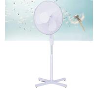 Ventilatore a Piantana 45W Pale 40 cm 3 Velocita e Altezza Colonna regolabile