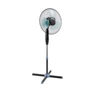 Ventilatore a Piantana 50W Silenzioso - Oscillante, Altezza e Inclinazione Regolabile | 3 Velocità, Ideale Casa e Ufficio con Piantana a Croce per Stabilità Migliore