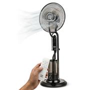 Ventilatore A Piantana Con Nebulizzatore 75W - 3 Velocità e Telecomando