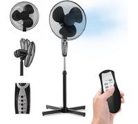 Ventilatore a Piantana Con Telecomando Silenzioso E Potente Pale Da 40 Cm Con Ti