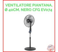 Ventilatore a Piantana con Telecomando timer Cfg Ev074 Quiet 40 cm Silenzioso [EEK: A]