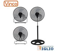 Ventilatore a Piantana da Tavolo e da Parete 3in1 Ø 45cm 3 Velocità 90W Cromato [EEK: A+++]