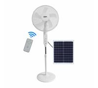 Ventilatore a Piantana EDM 33523 Bianco 25 W Solare