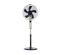 Ventilatore a Piantana IluminaShop 45W 5 Pale 3 Velocità Altezza Regolabile Telecomando Timer