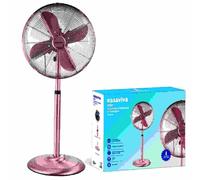 Ventilatore a Piantana in Acciaio Colore Rame 140 cm 60 Watt