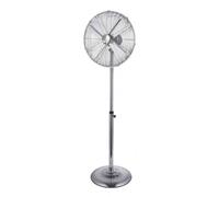 VENTILATORE A PIANTANA in metallo DM 45 cm 60W 3 VELOCITA' CROMO CFG EV080