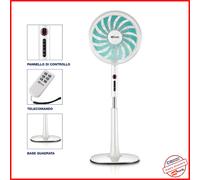 Ventilatore a Piantana Airzeta Ghost Telecomando TERMOZETA tzaz12 Oscillante [EEK: C]
