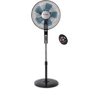 Orbegozo SF 0640 Ventilatore da Terra con Telecomando - Potente Motore da 65 W - Timer fino a 7,5 ore - Oscillazione Automatica