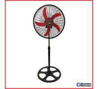 Ventilatore a Piantana Potente Metallo Silenzioso 45cm Industriale ZEPHIR Fresco