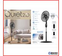 Ventilatore a Piantana Silenzioso Potente Telecomando timer Cfg Ev129 Quiet 2.0