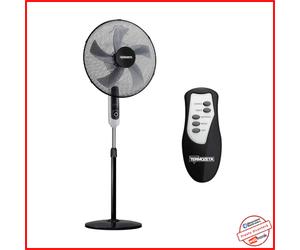 Ventilatore a Piantana Termozeta XL Silenzioso Potente Telecomando da Terra 45cm