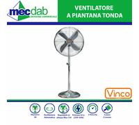 Vinco - Ventilatore A Piantana 40 Cm 70701-cromato VINCO