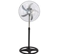 Ventilatore a piantana turbo silence acciaio base tonda 75W altezza regolabile