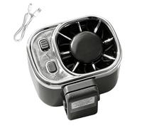 Ventilatore A Porto,Display Digitale Ricaricabile USB,Ventilatore Portatile Vintage da Viaggio - per Borsa Ufficio Casa Scuola Spostamenti Esterni