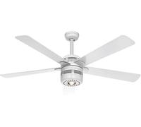 VENTILATORE A SOFFITTO CASAFAN ALU 132 con luce integrata
