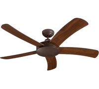VENTILATORE A SOFFITTO CASAFAN FALCETTO 132 con telecomando e 5 pale