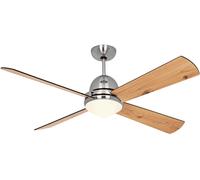VENTILATORE A SOFFITTO CASAFAN LIBECCIO 120/142 con luce e pale reversibili