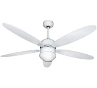 VENTILATORE A SOFFITTO - Con Telecomando - 5 PALE CON LUCE IBISCO MAURER