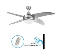 Ventilatore a soffitto con Telecomando luce LED CAYO LARGO Dm130 cfg ev084 cm