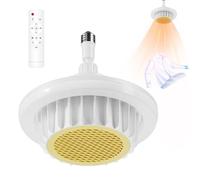 Ventilatore a soffitto per riscaldamento a soffitto di ventilazione e illuminazione da bagno integrato nella luce | Riscaldamento a soffitto da 600 W per bagno, ventola di scarico Poi