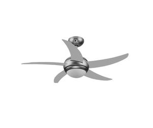 Ventilatore a soffitto Silver 65W 3 velocità Ø 130 cm con punto luce telecomando