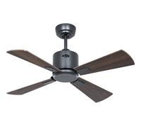 Ventilatore A Soffitto Smart Con Telecomando DC NEO 92cm Basalto Legno Scuro