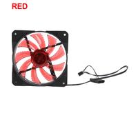 Ventilatore a telaio luminoso 12 cm con 15 luci LED per raffreddamento PC e radi [EEK: A+]