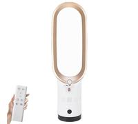 Ventilatore a torre 27" con telecomando, ventilatore senza pale per casa, ufficio, 8 velocità, 3 modalità, timer 9 ore, oscillazione 90°, inclinazione 20° verso l'alto e verso il basso,display a LED