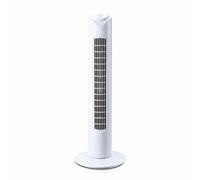 Ventilatore a Torre 45W con 3 Velocità Rotante e Funzione Timer Colore Bianco (7