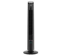 Cecotec - Ventilatore a Torre EnergySilence 9250 Skyline Smart Tilt, da 106 cm, 45 W, schermo LED touch, telecomando, 3 velocità, 4 modalità, timer, inclinazione regolabile, Altezza 42, Nero
