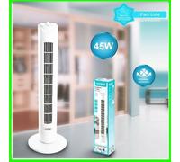 VENTILATORE A TORRE COLONNA PIANTANA PORTATILE SENZA PALE 45W CON TIMER GRIGLIA [EEK: Conforme]