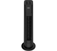 Ventilatore a Torre Meccanico, 35W, 3 Velocità, Oscillazione 60°, Timer 2H, Nero